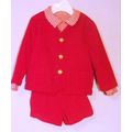 Vintage 60s Handmade 3 Piece Boy's Courduroy Su...