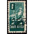 South Africa 1942 War Effort 1/2d Used Stamp.
