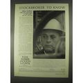 1967 Paine Webber Jackson & Curtis Ad, William Stanhope