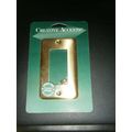 Creative Accents Brushed Brass Steel Rocker Wal...