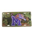 Memphis Tigers Camo License Plate