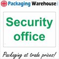 SE075 SECURITY OFFICE SIGN NIGHT GUARD WORKPLAC...