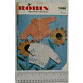 Vintage: Robin 1444 baby cardigans, DK