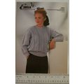 Vintage: Emu 1241A ladies sweater, snowball