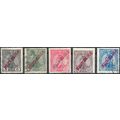 King Manuel I optd Republica: 5 Values - Portug...