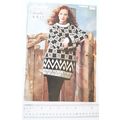Vintage: Wendy 4108 long sweater, DK, 34-38 inc...