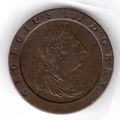 Great Britain. George III. Two Pence 1797. dy15022