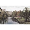 Warwick Castle from Bridge Warwickshire Postcar...