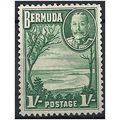 Bermuda 1936 SG105 1/- Green Mounted Mint .. .