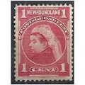 Newfoundland 1887 SG84 1c Carmine Mounted Mint ...