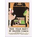 Bus Poster Art Postcard London General Take You...