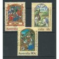 australia stamps sg1225 christmas set used