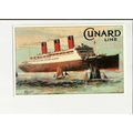 A Marine Art Postcard 1-23/2 CUNARD LINE Bereng...