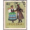 POLAND, Costumes from Krczonow, Lublin, dull li...