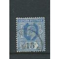 ceylon stamps sg283 sg 283 cds edward