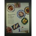 1990 Weight Watchers Entrees Ad - Give us 39 days and we'll fill your life