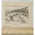 Vintage engraving - Ballater