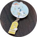 Unicorn Pin Badge Metal Enamel Rainbow Chinese ...