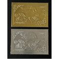 Mongolie 1993 Mi. 2477 - 2478 A Or Argent TOPEX...