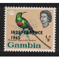 Gambia Long-tailed Sunbird Birds 1963 MNH SG#215