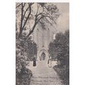 A523 MOUNT ST BERNARDS ABBEY. WEST DOOR OF CHURCH