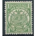 Transvaal 1885 SG183 1/- Yellow-Green Mounted M...