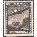 Chile 1934 - SG239 - 30c black - Junkers G24 ov...