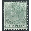 Lagos 1885 SG21 1/2d Dull Green Wmk Crown CA Mo...
