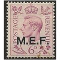 M.E.F 1943 M16 6d Purple Mounted Mint . ..