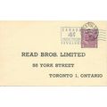 Canada #P81 Postal Card George VI USED 1955 RPO