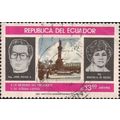 ECUADOR, Murder of the President, rose-violet 1983, 13.60 Su