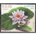 Latvija 2016 Nymphéacée O Cachet rond