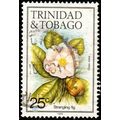 Trinidad & Tobago 1989 Flowers 25 Used Stamp St...