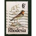 Rhodesia QEII 1977 Birds 6c Cape Longclaw Used ...
