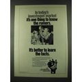 1973 Dow Jones Ad - One Thing To Know the Rumors