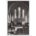 Brewood Church Interior Staffordshire RP Postcard