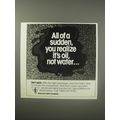 1990 Motorycle Safety Foundation Ad - All of a sudden, you realize it's oil