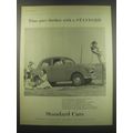1957 Standard Car Ad - Time goes further with a Standard