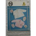Vintage: Sirdar 3284 cardigan & matinee coat, b...