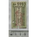 Vintage: 1½d ticket London Transport T&T - T1