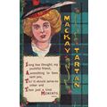 Mackay Tartan Antique Scottish 1910 Comic Postcard