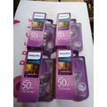 4 Philips 5.5w Led Bulbs Dimmable Warm White