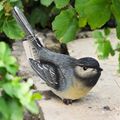 Yellow-Bellied Blue Tit Bird Resin Figurine by ...