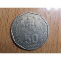 Portugal 1989 $50 Escudos Coin