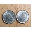 Netherlands 1962 25 Cents Coin