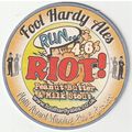 BEER MAT - FOOLHARDY ALES - RIOT MILK STOUT - (...