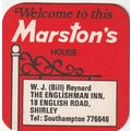 BEER MAT - MARSTONS BREWERY - THE ENGLISHMAN IN...