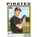 2004 Topps #325 Zach Duke RC Pittsburgh Pirates...