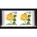 3054 32c Yellow Rose Very Fine MNH CNP Left 223...