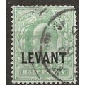 British Levant 1905 L11 1/2d Pale Yellowish-Gre...